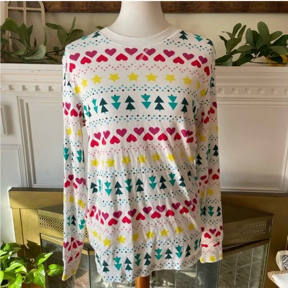 Primary Organic Cotton Fair Isle Christmas Pajamas - Picture 9 of 10